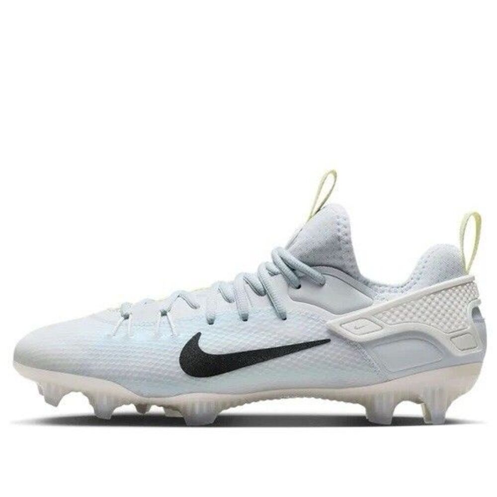 Size 11.5 Nike Alpha Huarache 9 Elite Low Lax SE Grey Black Mens FV6147-001